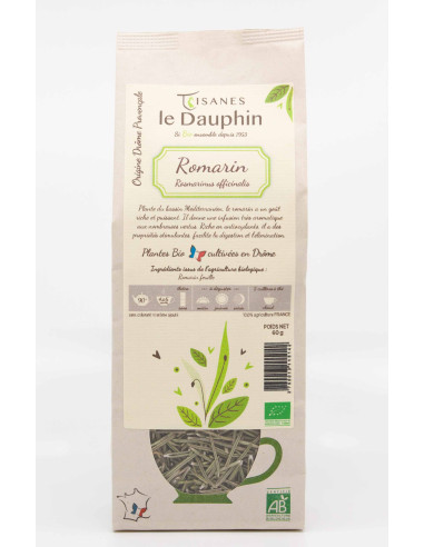 romarin bio -  sachet vrac - tisanes le dauphin