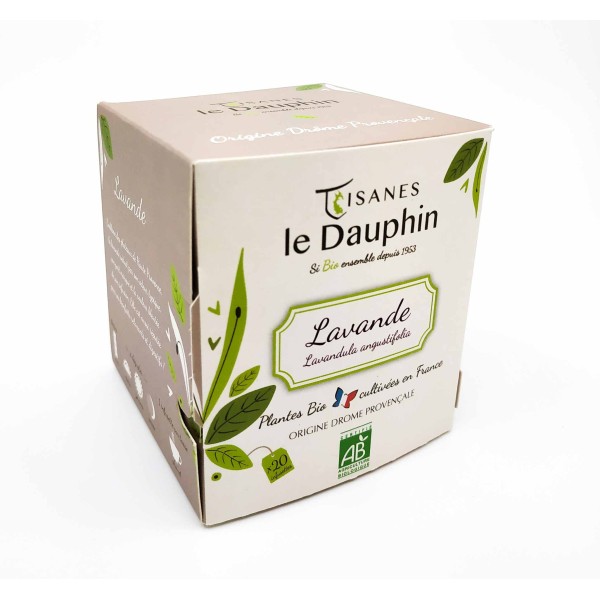 Lavande bio France - boite 20 infusettes - le Dauphin