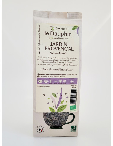 Thé vert bio Jardin Provençal - Sachet Vrac- le Dauphin