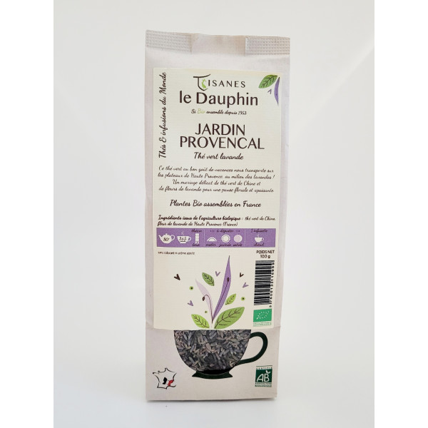 Thé vert bio Jardin Provençal - Sachet Vrac- le Dauphin