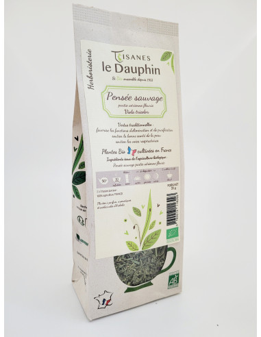 Pensée Sauvage bio herboristerie - sachet vrac - le Dauphin