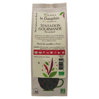 Thé vert bio fruité "Tentation Gourmande" 2