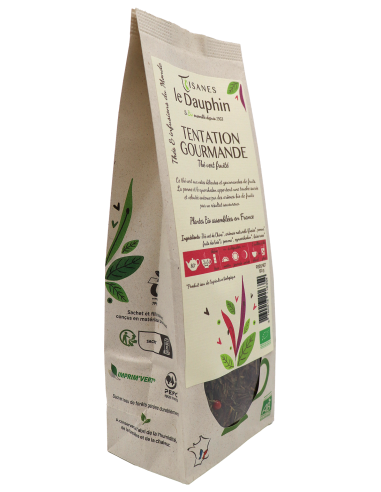 Thé vert - Tentation Gourmande - Sachet Vrac 100gr