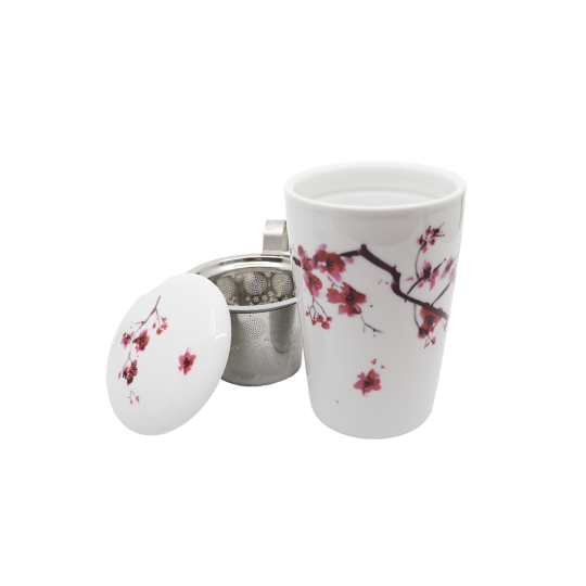 Mug tisanière "Cherry Blossom"