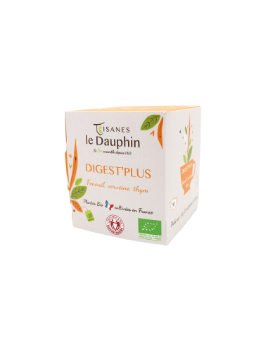 Tisane bio "Digest'Plus" - boite 20 infusettes - Le Dauphin
