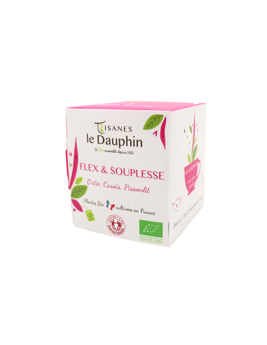 Tisane bio " Flex & Souplesse" - boite 20 infusettes - Le Dauphin