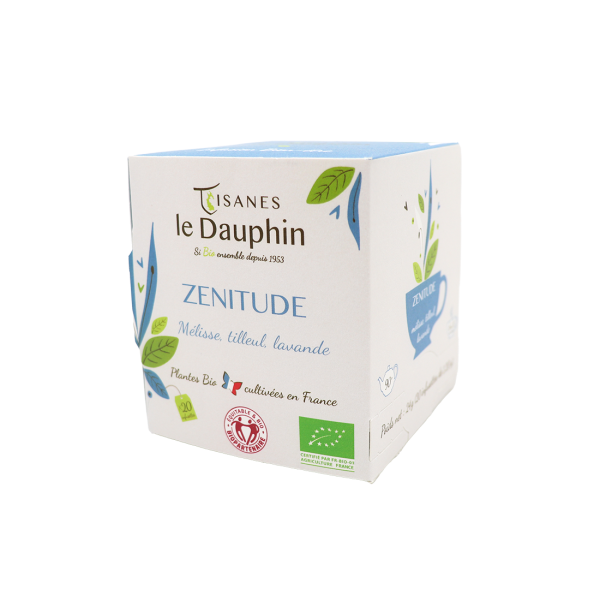 Tisane bio "Zénitude" - boite 20 infusettes - Le Dauphin