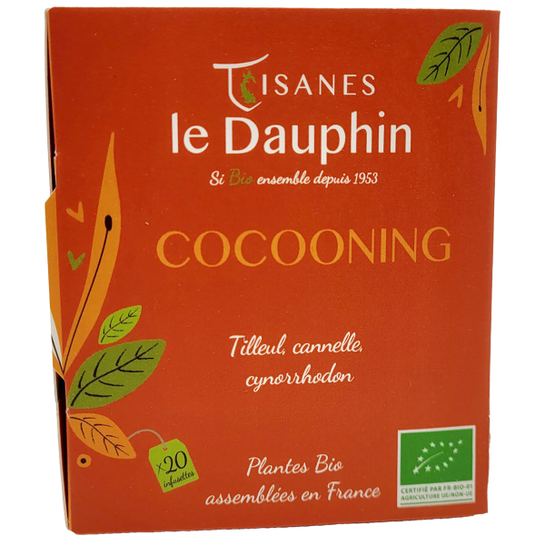 Tisane bio "Cocooning" - Boites 20 infusettes- Le Dauphin