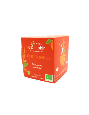 Tisane bio "Cocooning" - Boites 20 infusettes- Le Dauphin
