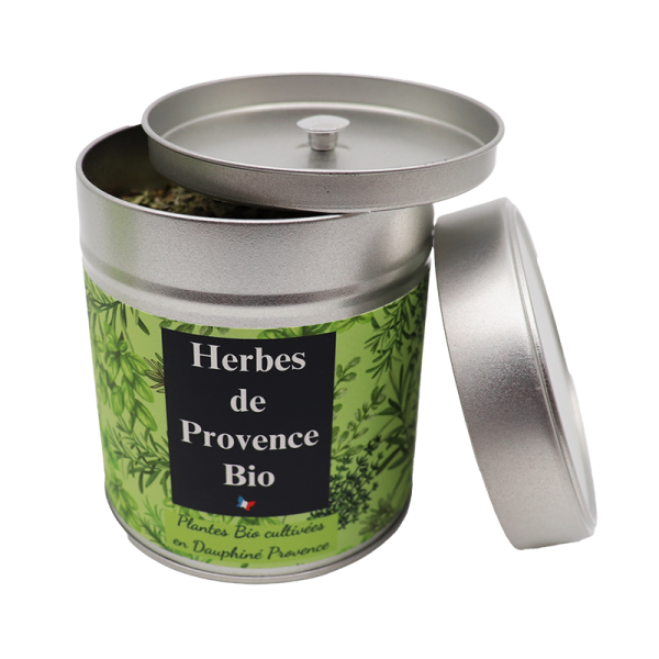 herbe de provence aromatique boite metalique