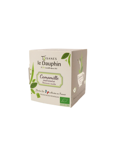 Camomille bio - boite de 20 infusettes - tisanes le Dauphin