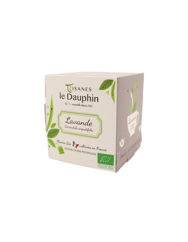 Lavande bio France - boite 20 infusettes - le Dauphin