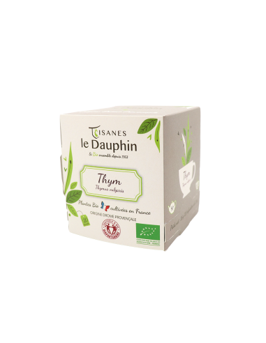 Tisane Thym bio- boite 20 doses - Le Dauphin