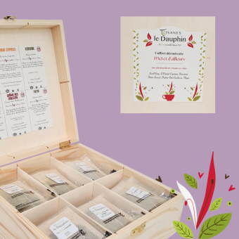 Coffret découverte de 6 thés verts, noirs et rooibos ; 72 infusettes 2