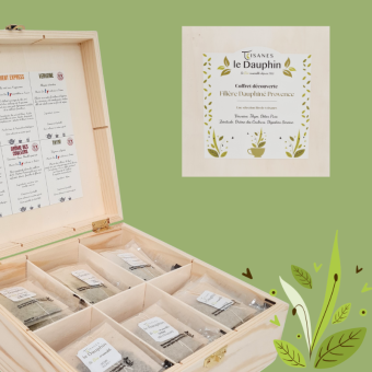 Coffret découverte de 6 infusions bio agriculture France 2