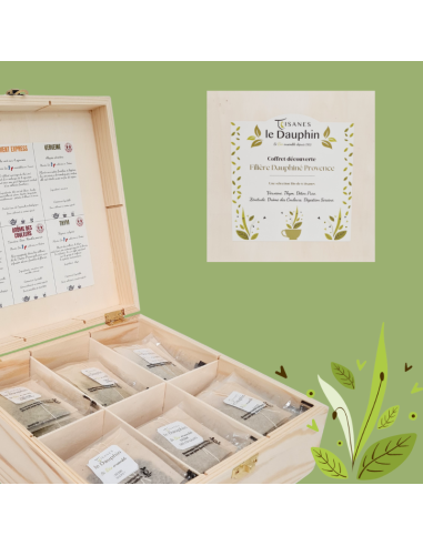 Coffret découverte de 6 infusions bio agriculture France