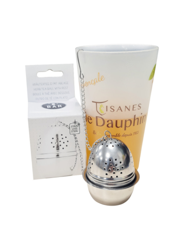 Boule à thé avec coupelle