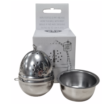 Boule à thé avec coupelle 2