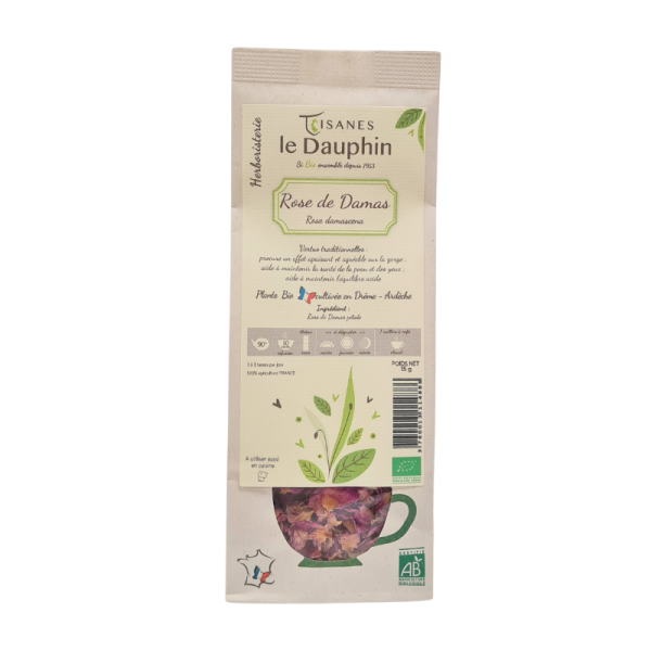 Rose de Damas pétales