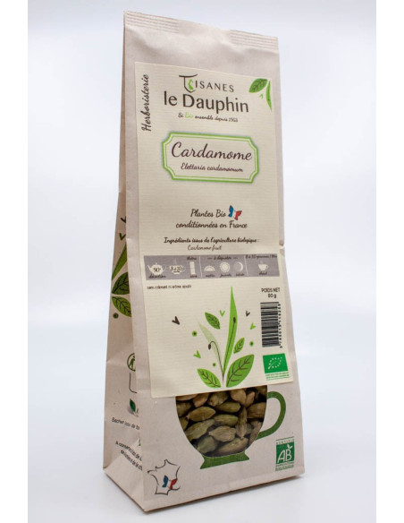 Tisane bio cardamome herboristerie - système digestif, immunité
