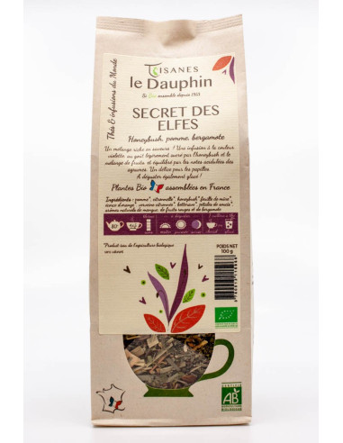 Infusion du monde bio Secret des elfes - sachet vrac - le Dauphin