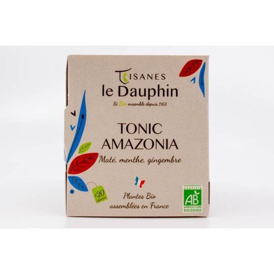 Maté Tonic Amazonia bio - boite 20 infusettes - Le Dauphin