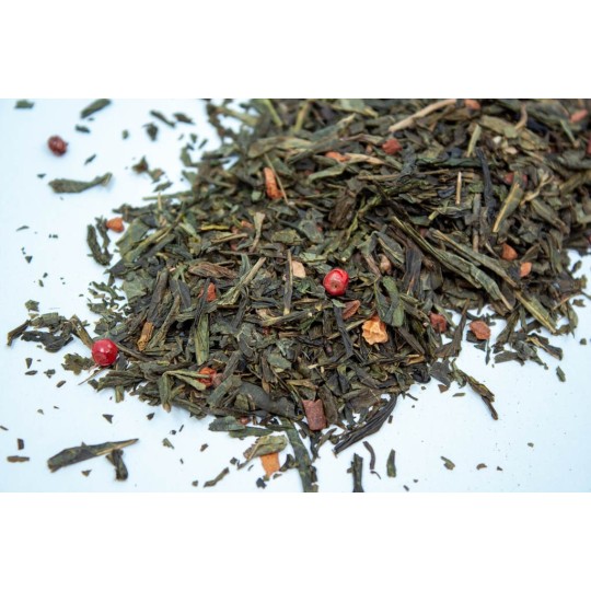 Thé Vert Un été indien - vrac - Le Dauphin