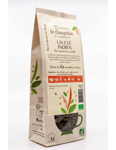 Thé Vert Un été indien - sachet vrac - Le Dauphin