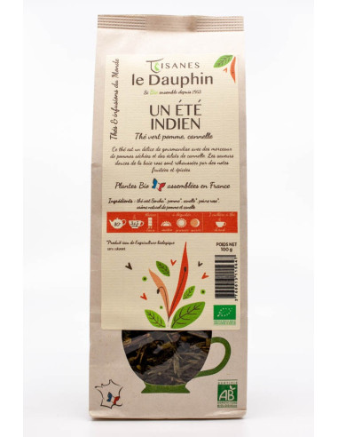 Thé Vert Un été indien - sachet vrac - Le Dauphin