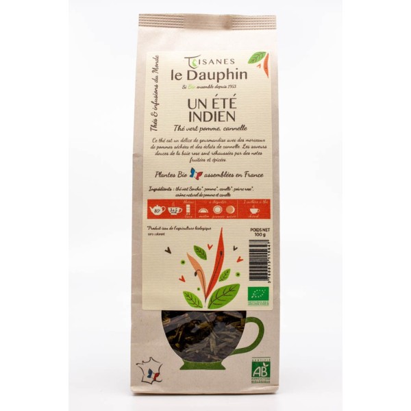 Thé Vert Un été indien - sachet vrac - Le Dauphin