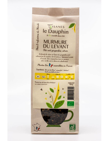 Thé vert bio Murmure du levant - sachet vrac - Le Dauphin