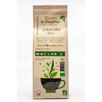 thé vert Chun Mee bio - vrac - Le Dauphin 2